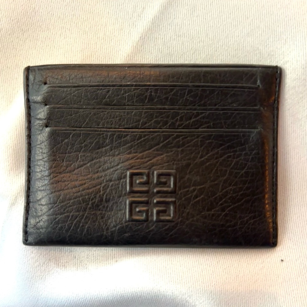 Authentic Givenchy Black Leather Card Holder (NWOT!)